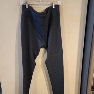 Soft Surroundings Charcoal Heavy Weight  Leggings 1X